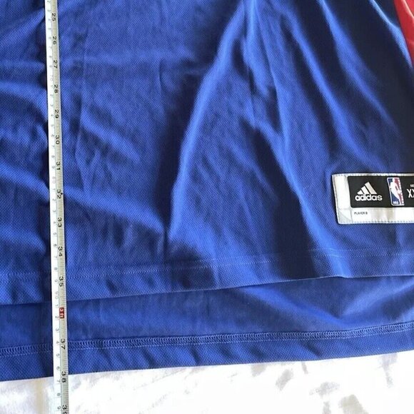 DETROIT PISTONS Adidas BRANDON KNIGHT #7 Blue Jersey NBA Men’s Sz 2XL SIGNED NWT - Picture 4 of 15